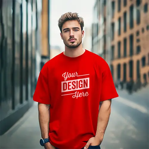 Customize Your Drop Shoulder T-shirt